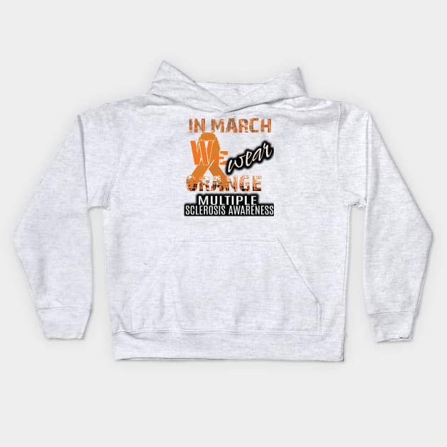 Multiple Sclerosis Awareness. Kids Hoodie by TeeText